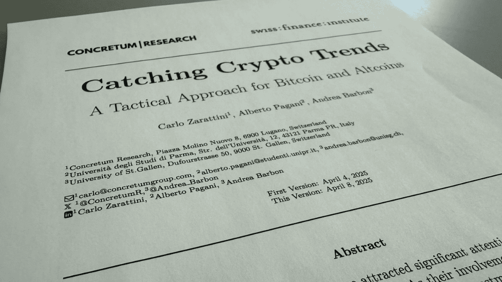 Catching Crypto Trends; A Tactical Approach for Bitcoin and Altcoins
